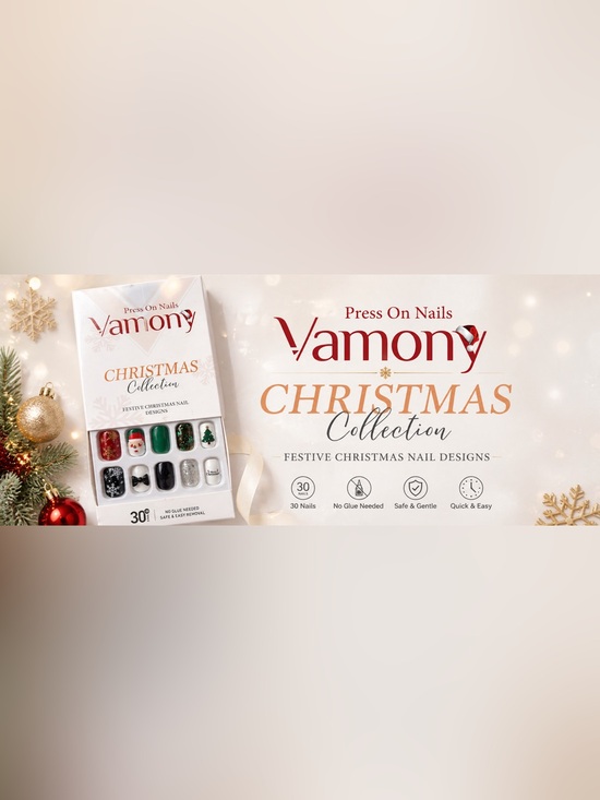 Vamony Other - Press-On CHRISTMAS Collection Holiday Nails - 30pcs